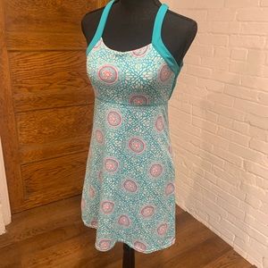Dress bra top built in bra sundress cottony feel